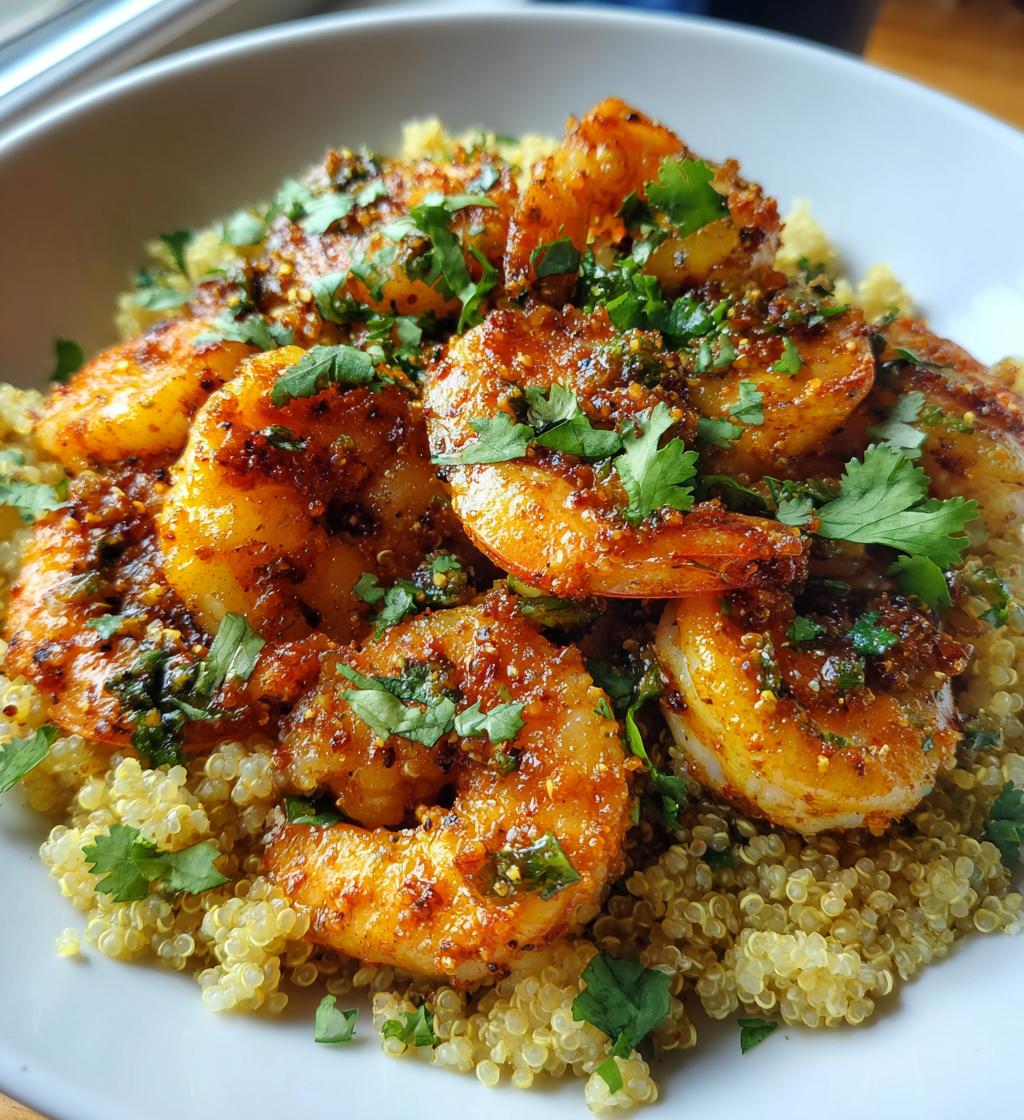 20 minute chili lime shrimp with quinoa - detail 1