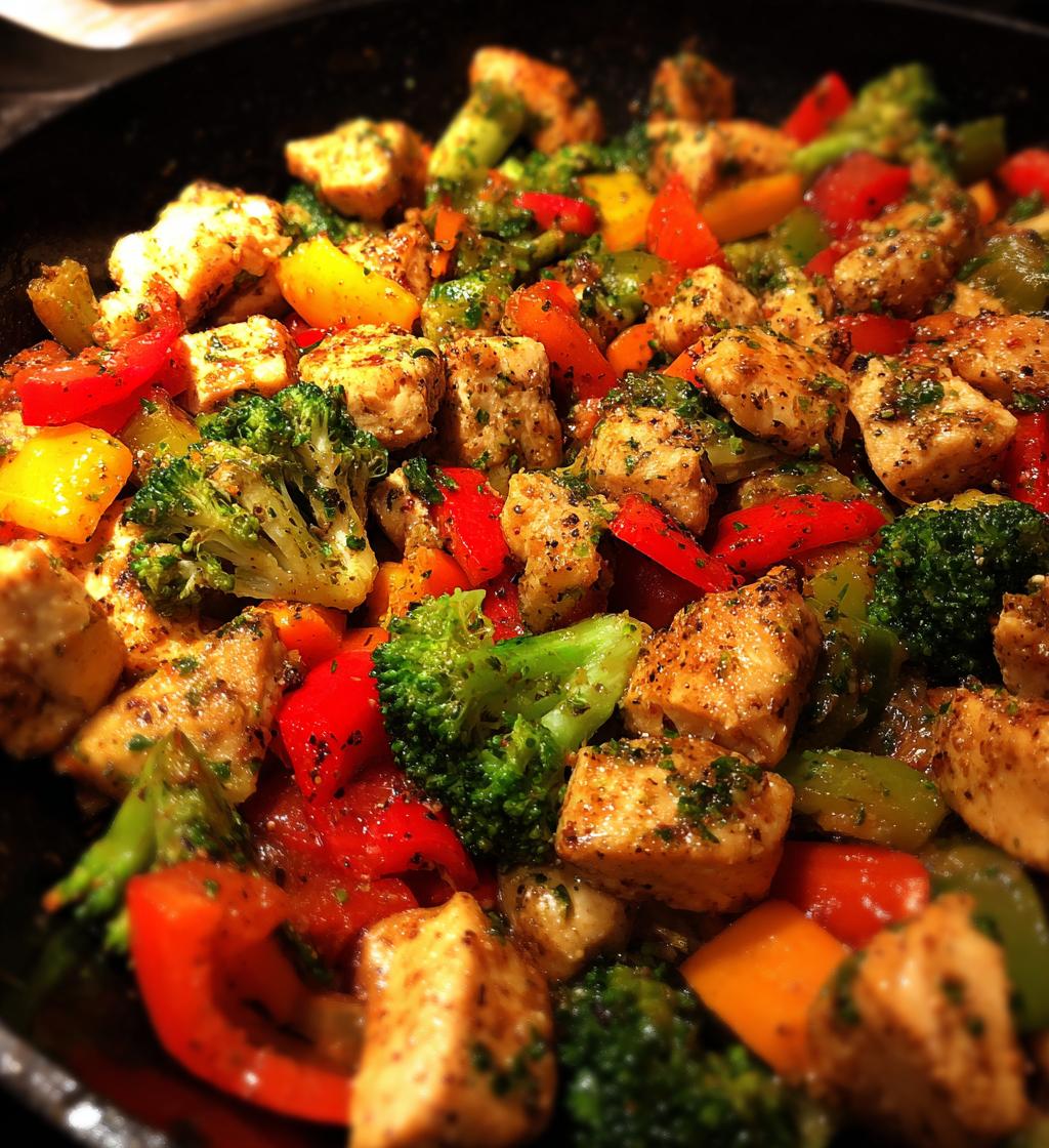 20 minute one pan chicken and veggies for busy nights - detail 1