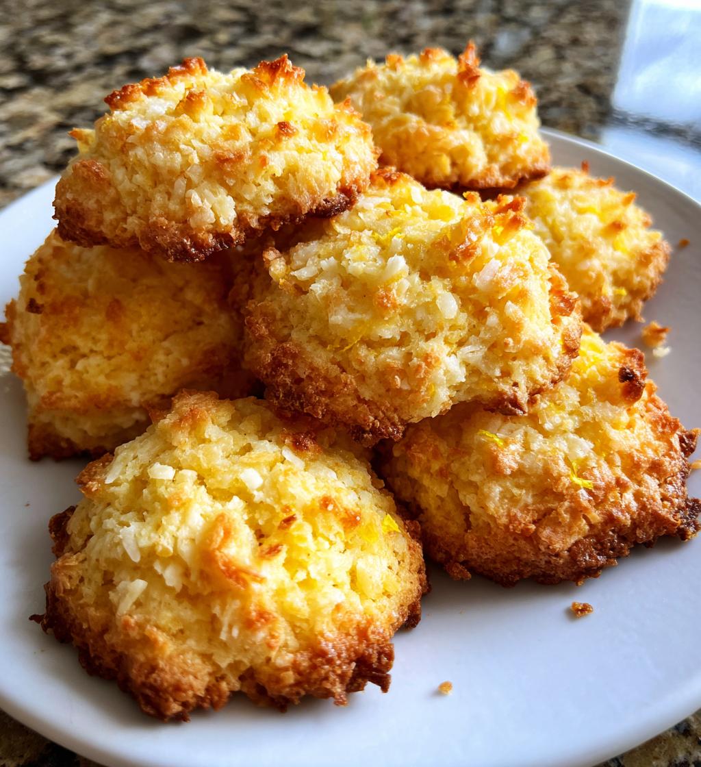 a bright bite of sunshine lemon coconut cheesecake cookies - detail 1
