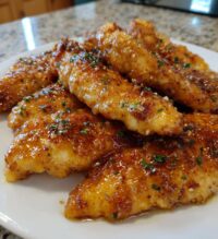 air fryer honey butter garlic chicken tenders