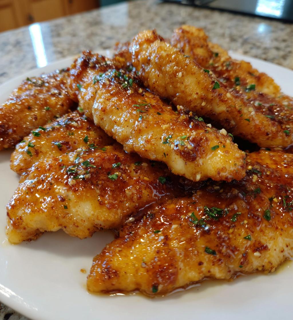 air fryer honey butter garlic chicken tenders