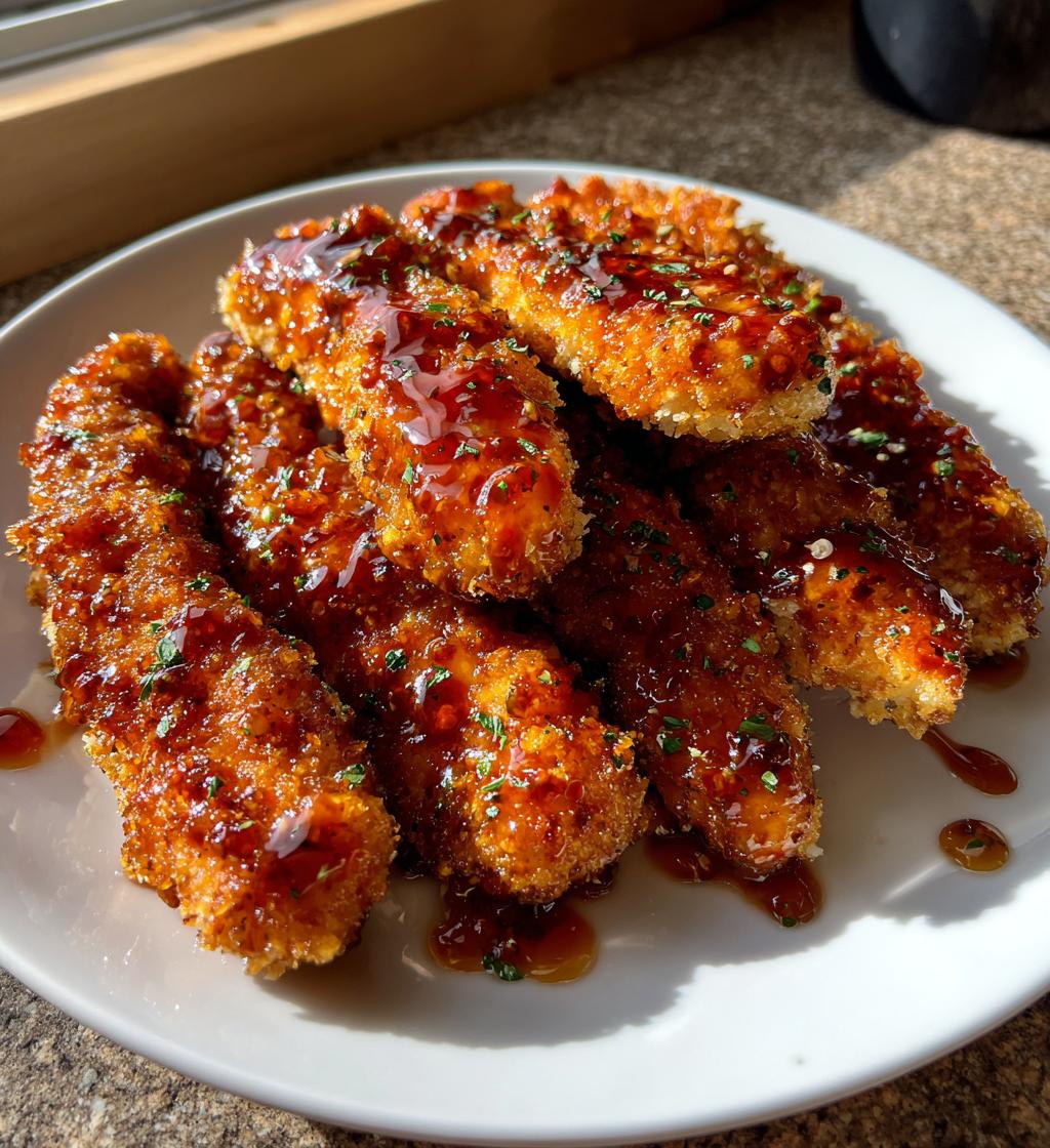 air fryer honey butter garlic chicken tenders