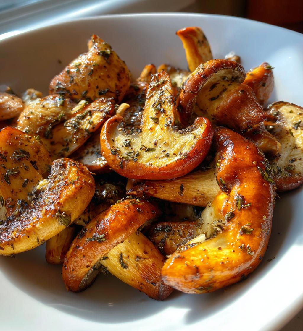 air fryer mushrooms