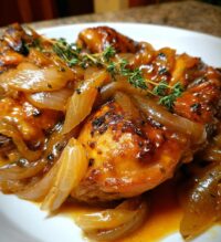 apple cider vinegar braised chicken