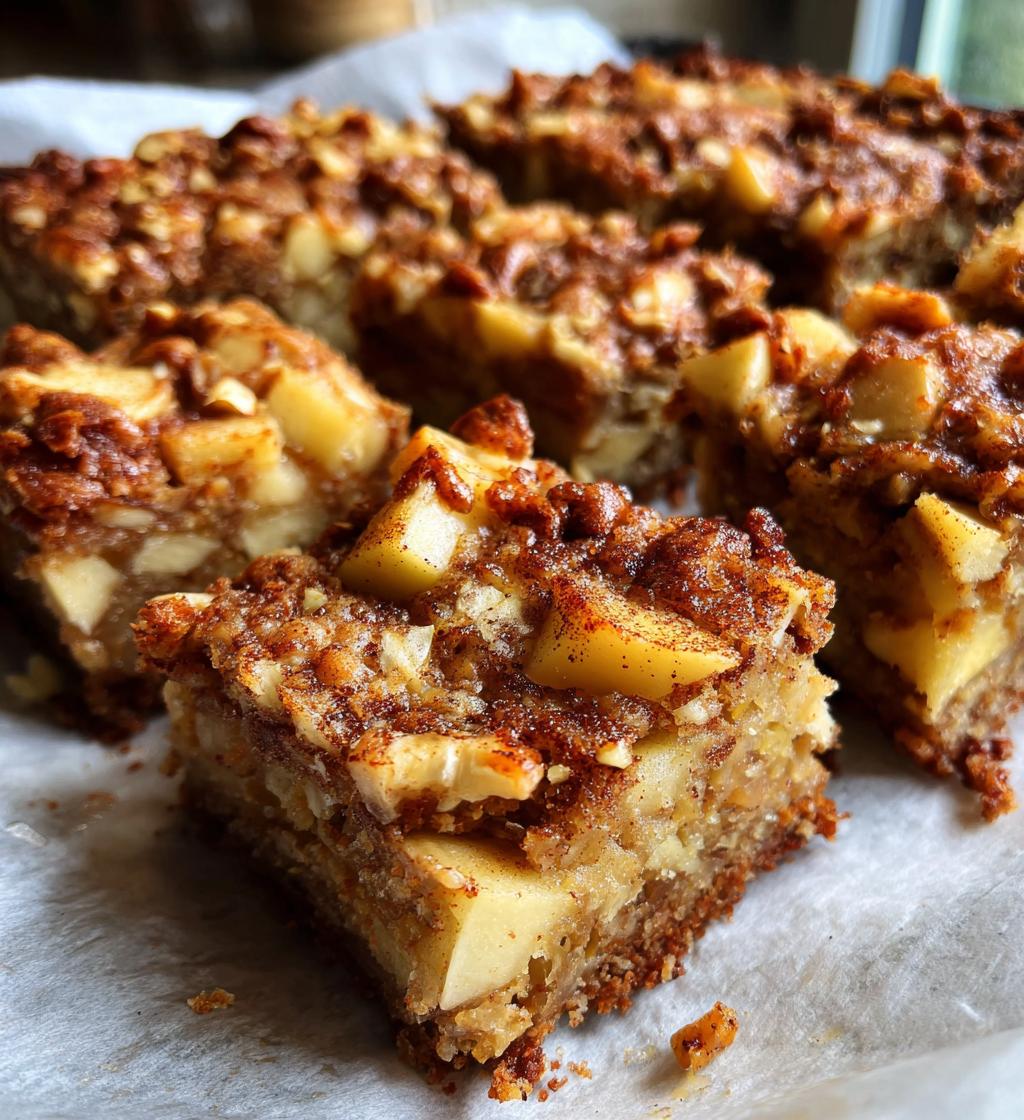 apple cinnamon breakfast bars - detail 1
