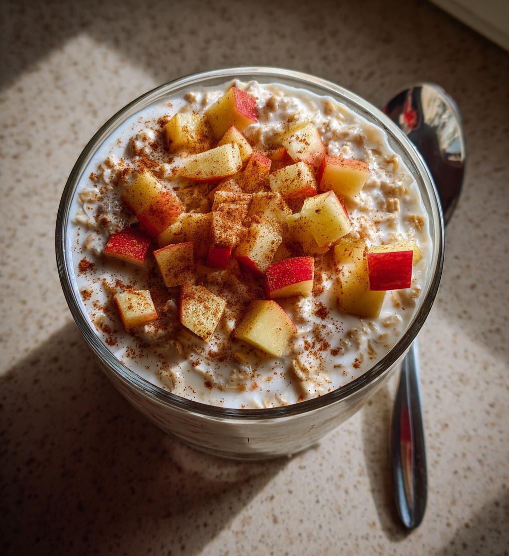 apple cinnamon overnight oats