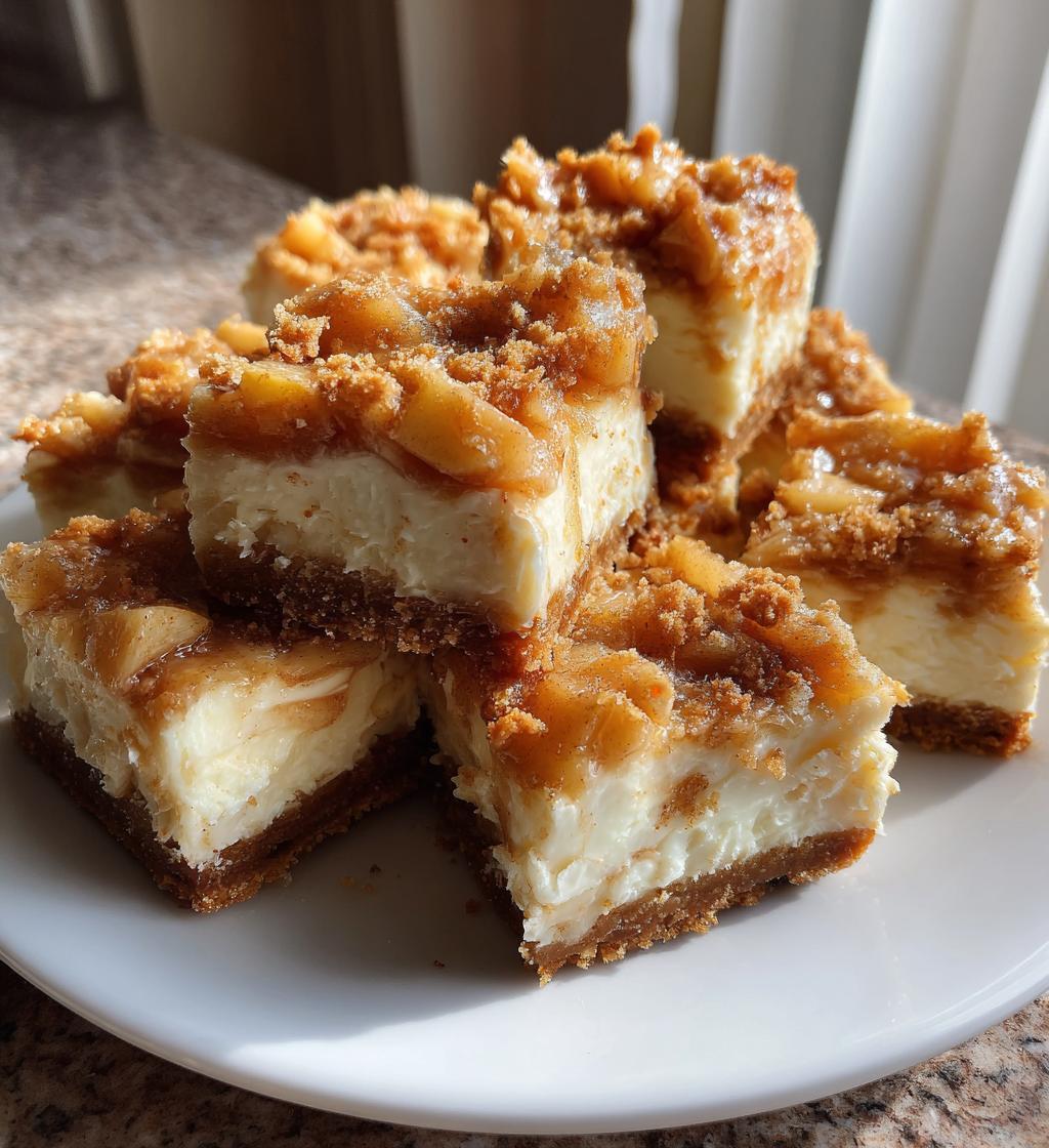 apple pie cheesecake bites - detail 1