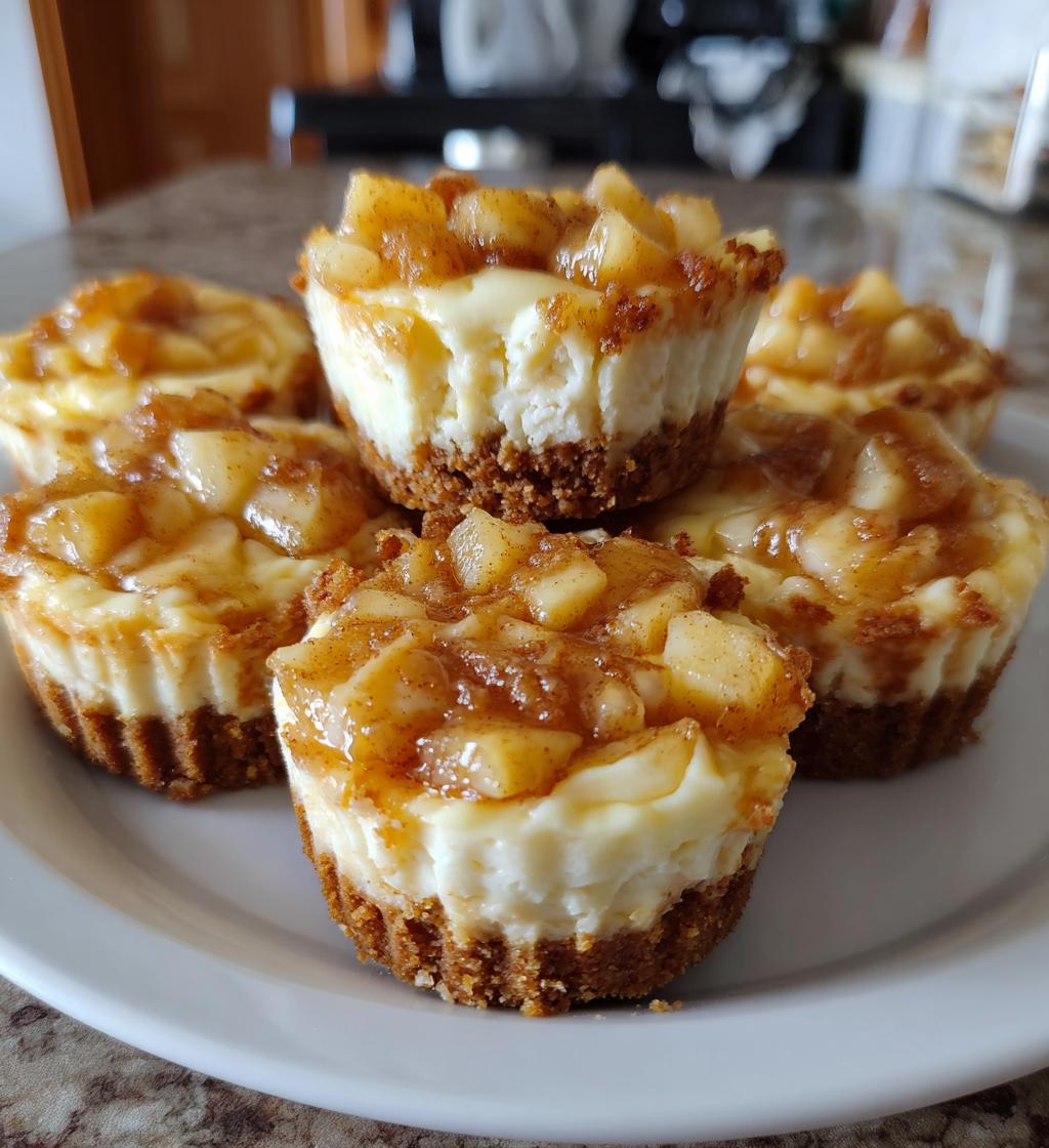 apple pie cheesecake bites