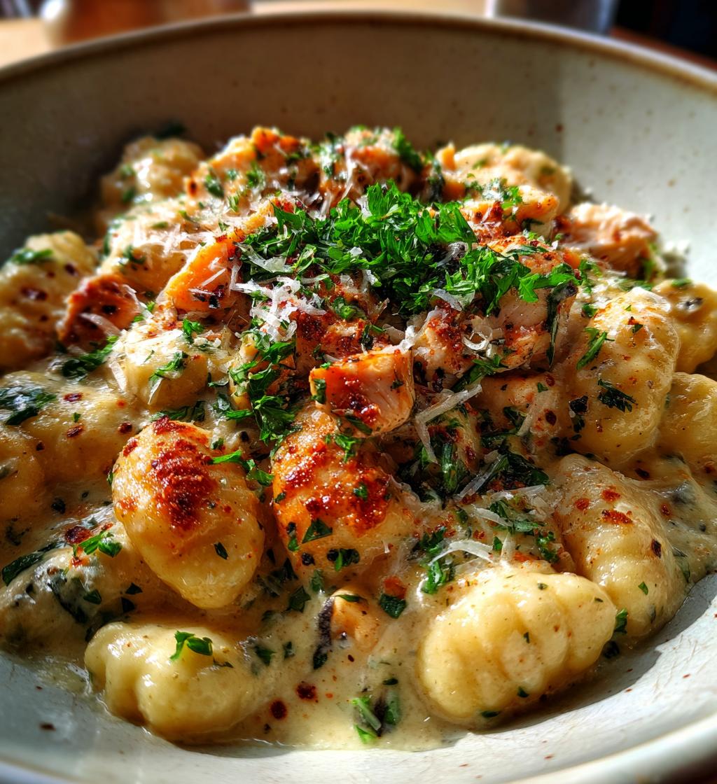 asiago chicken gnocchi