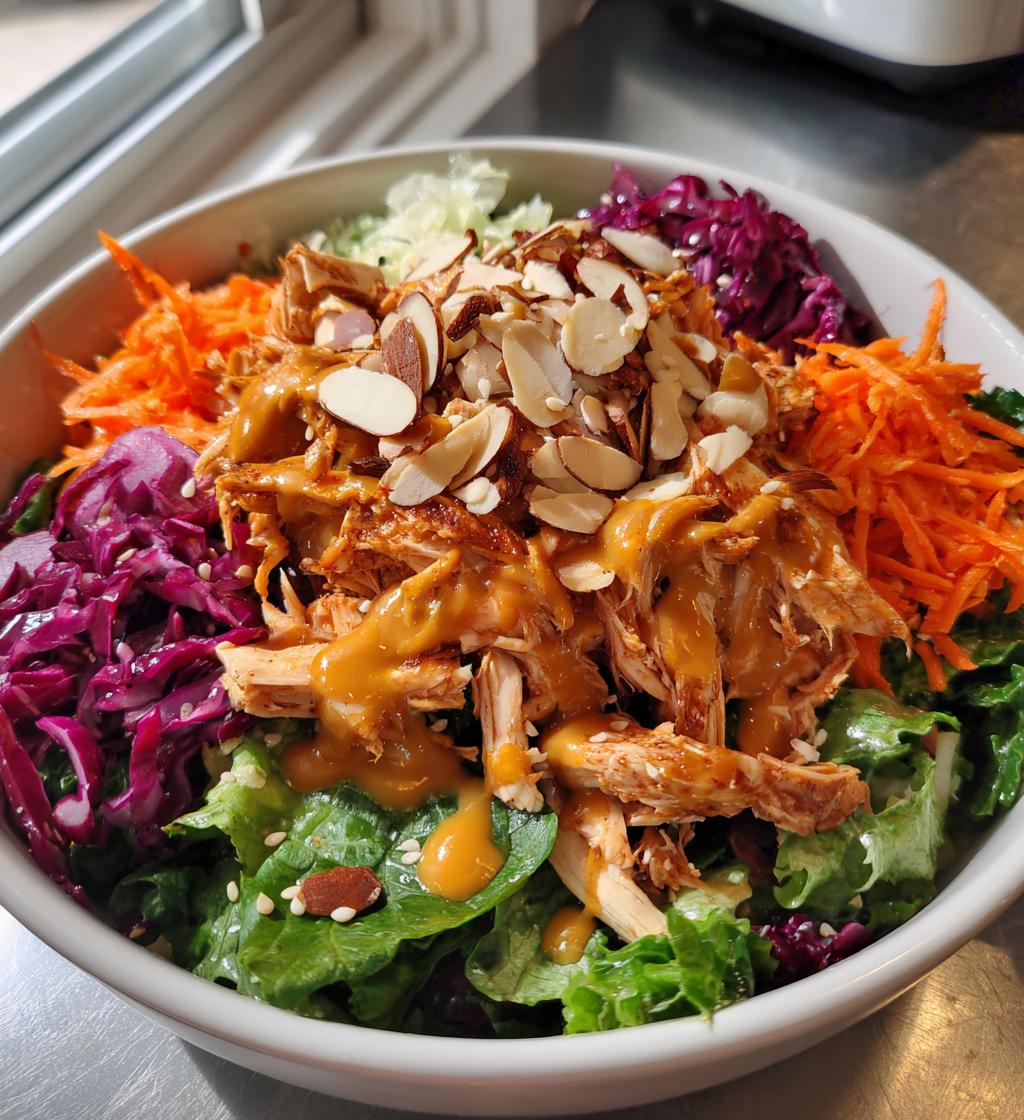 asian chicken crunch salad - detail 1
