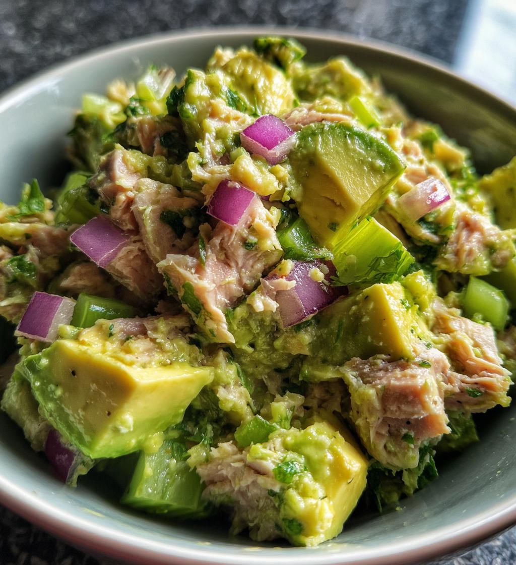 avocado tuna salad blend - detail 1