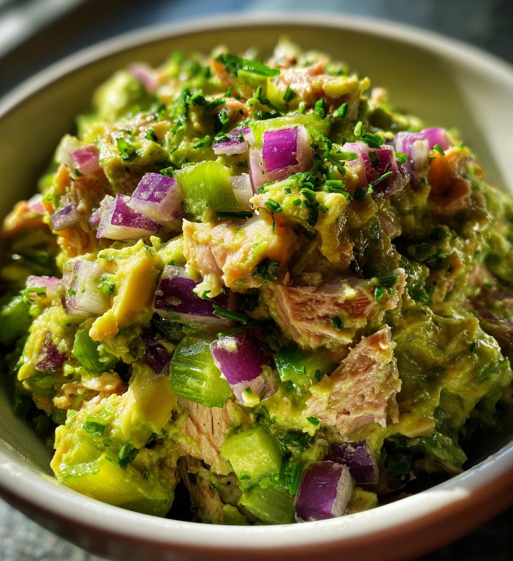 avocado tuna salad blend