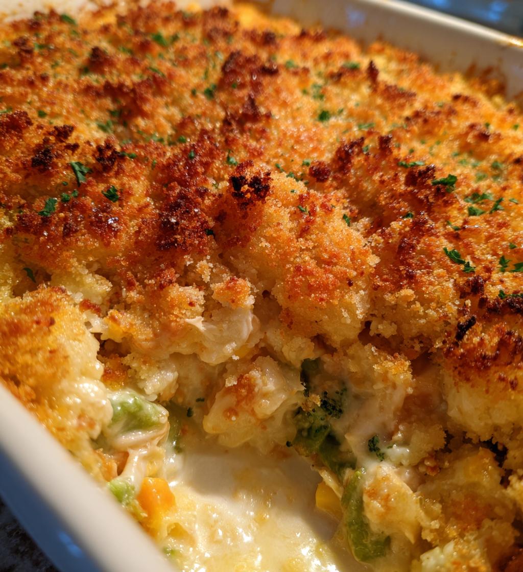 baked cheesy chicken casserole