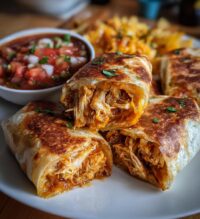 baked chicken chimichangas