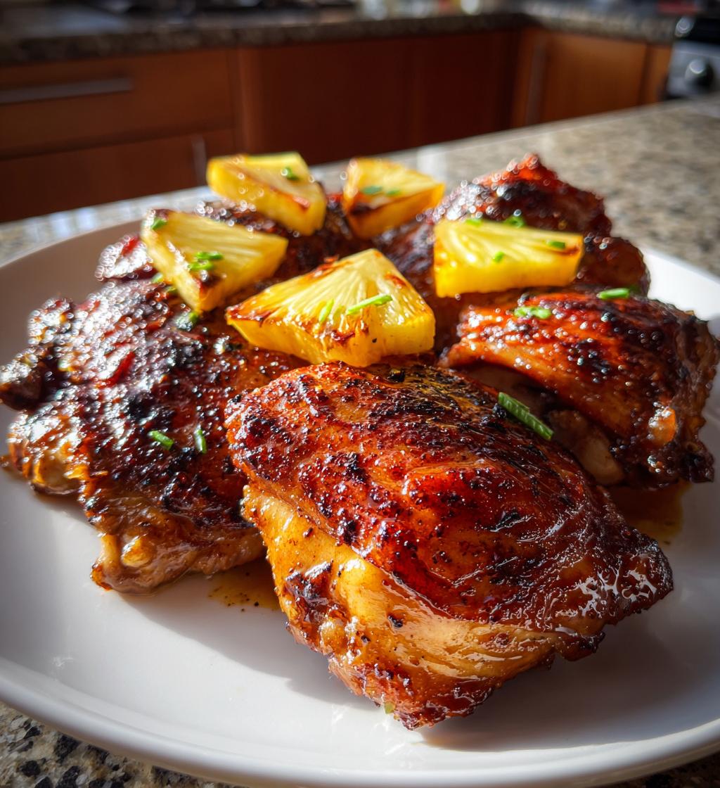 baked huli huli chicken - detail 1