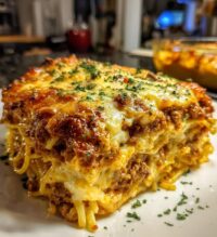 baked spaghetti casserole