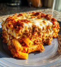 baked ziti with meat sauce