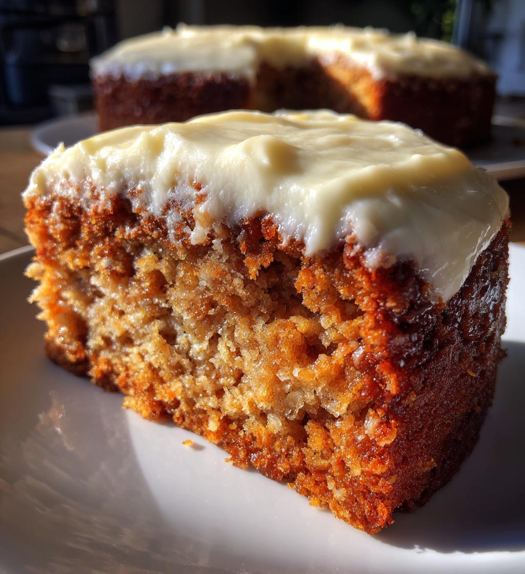 banana bread cake with cream cheese frosting