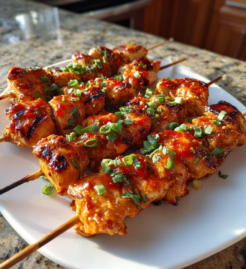 bang bang chicken skewers - detail 1