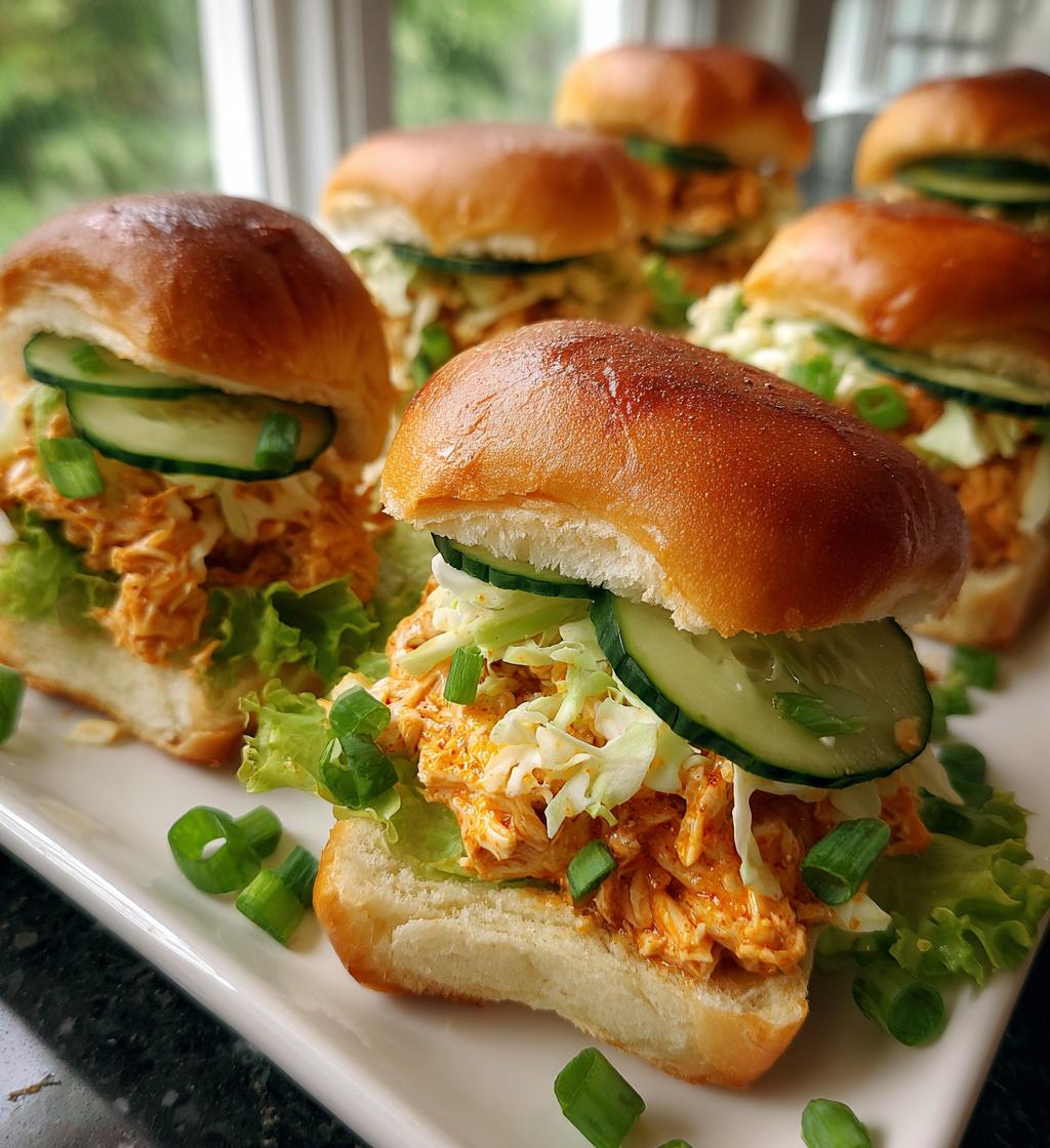 bang bang chicken sliders - detail 1