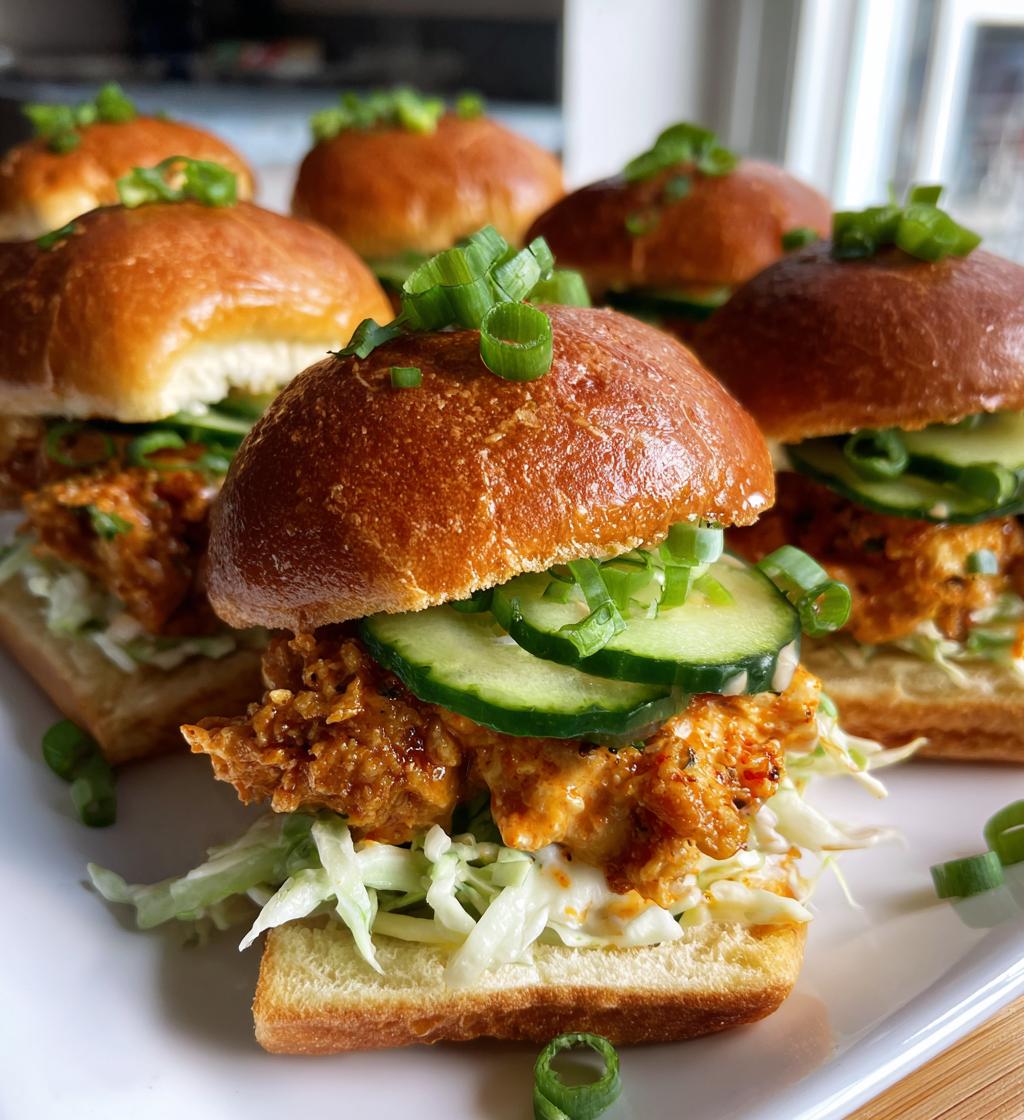 bang bang chicken sliders