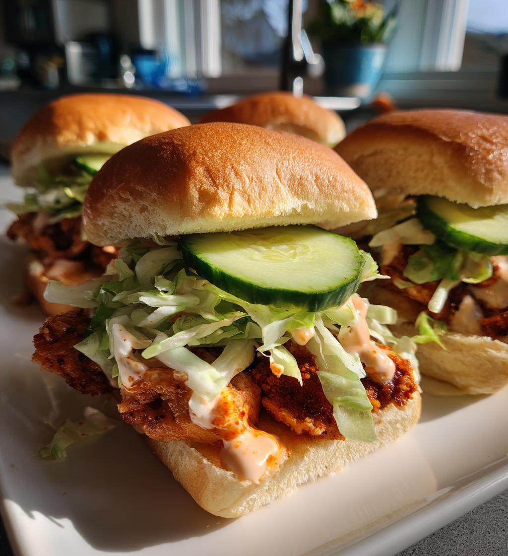 bang bang chicken sliders