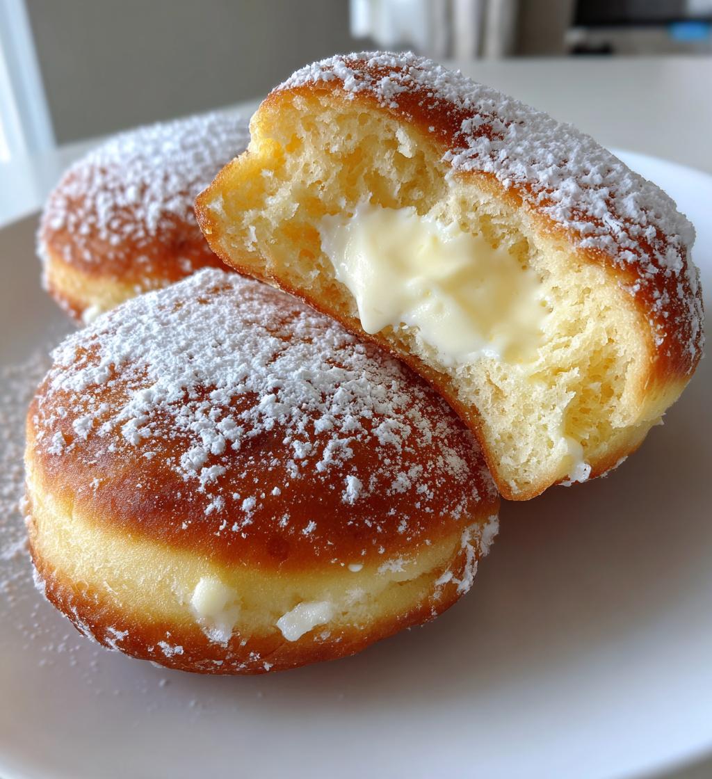 bavarian cream doughnuts
