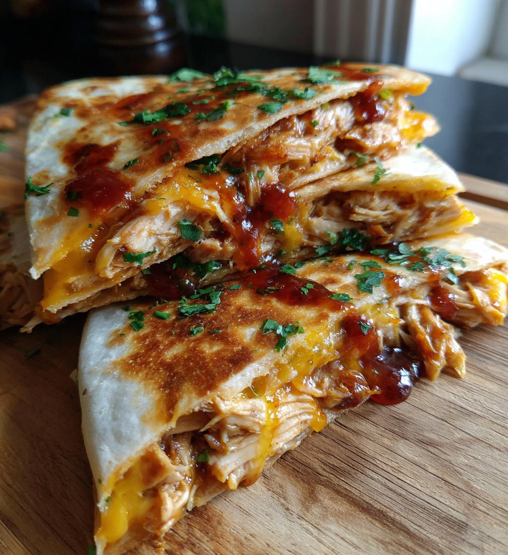 bbq bacon chicken quesadillas