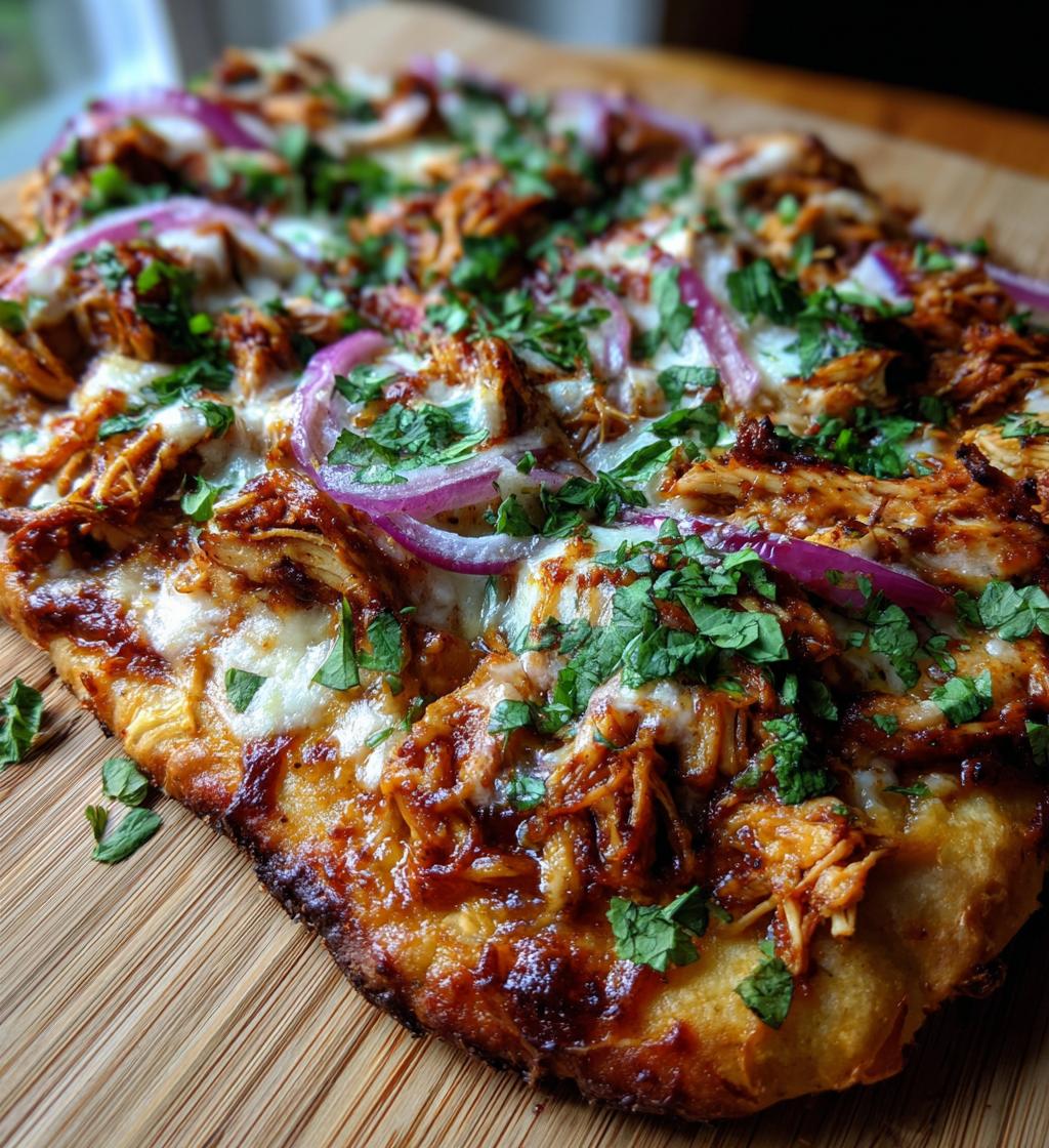 bbq chicken flatbread