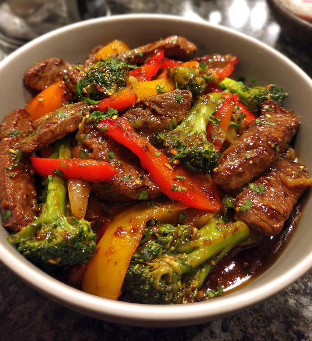 beef stir fry with vegetables