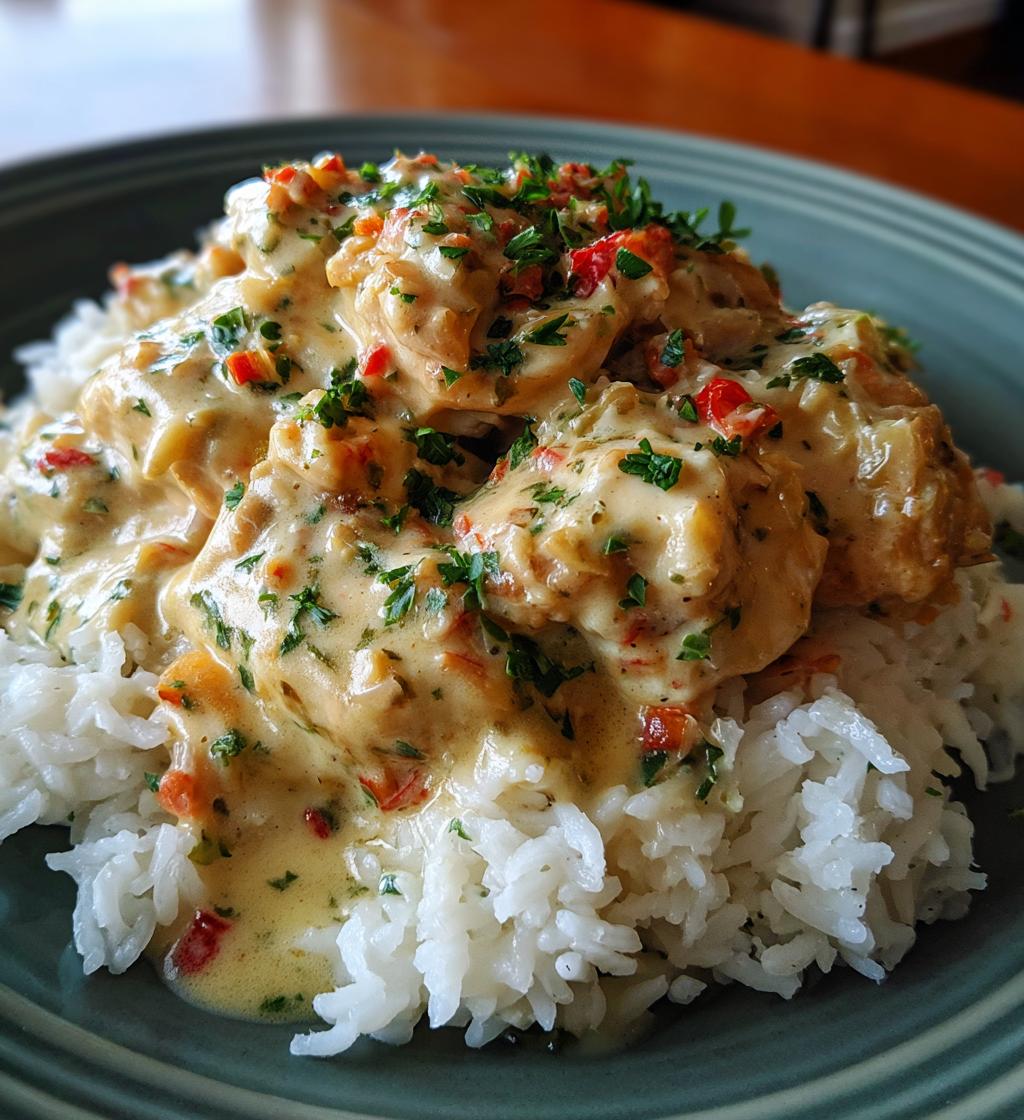 best smothered chicken and rice - detail 1
