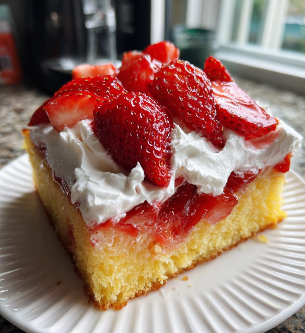 best strawberry poke cake