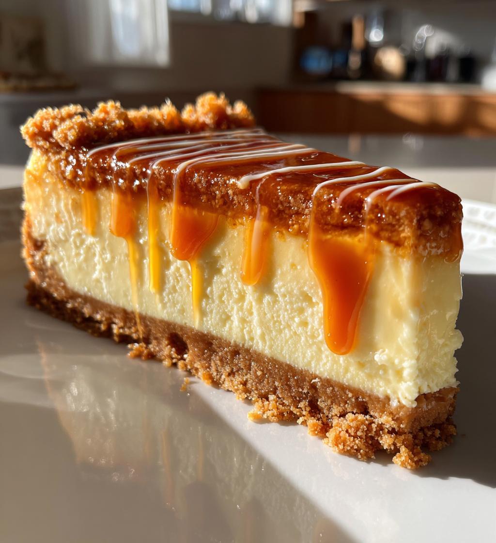 biscoff salted caramel cheesecake - detail 1