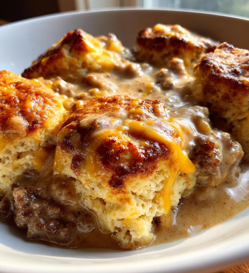 biscuits and gravy casserole - detail 1