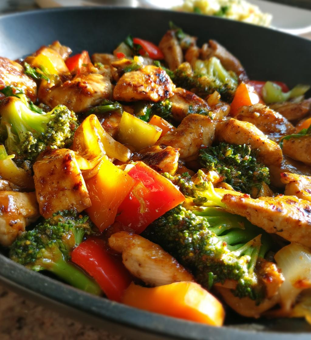 blackstone griddle chicken stir fry
