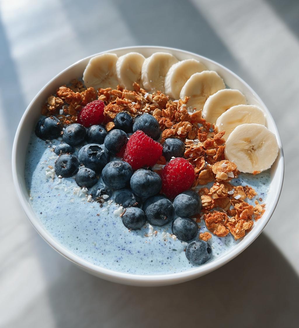 blueberry smoothie bowl