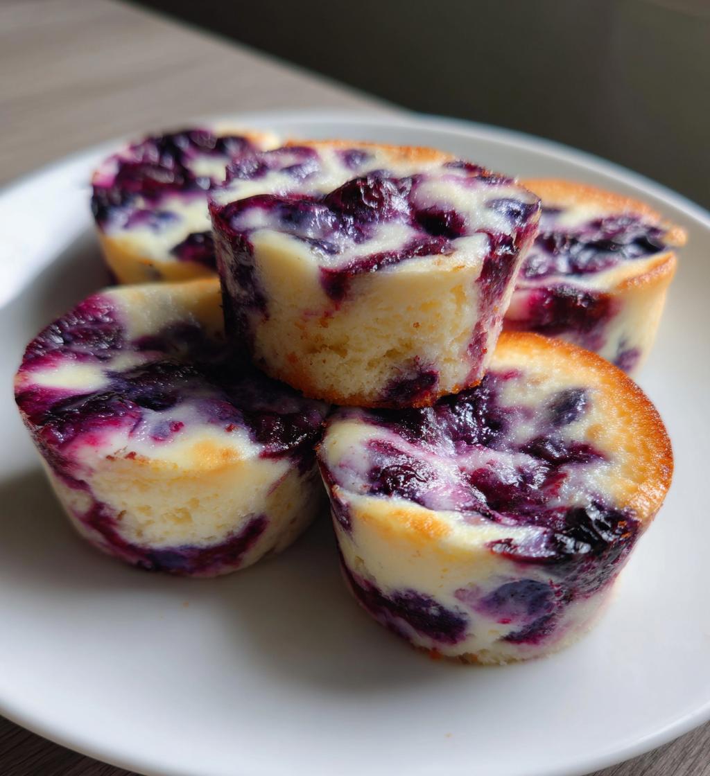 blueberry swirl yogurt bites