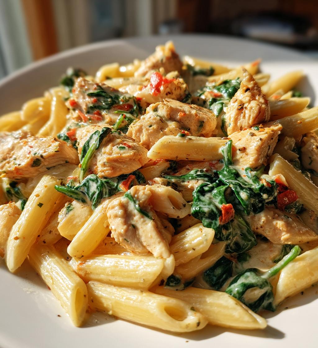 boursin chicken pasta - detail 1