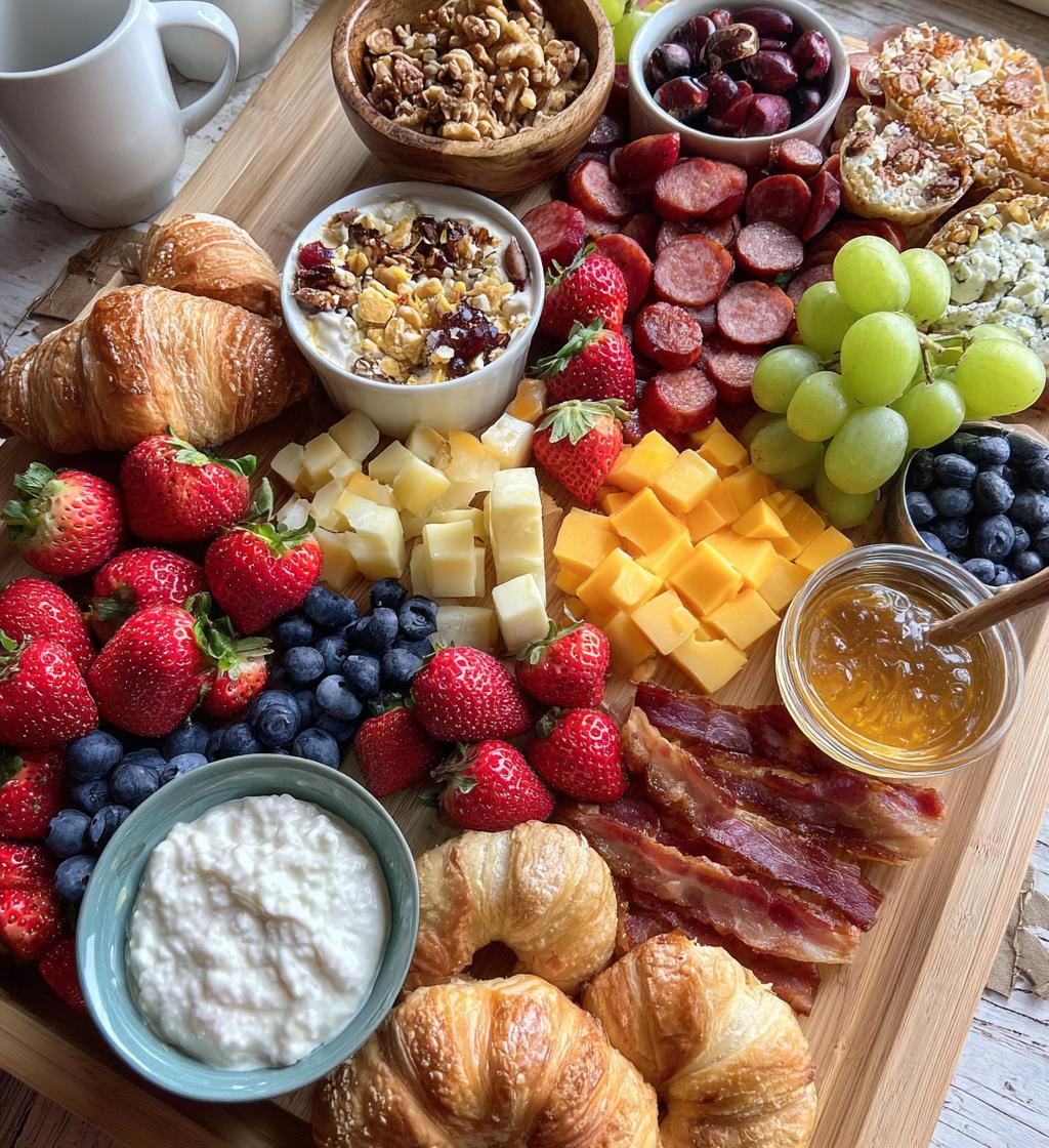 breakfast charcuterie board