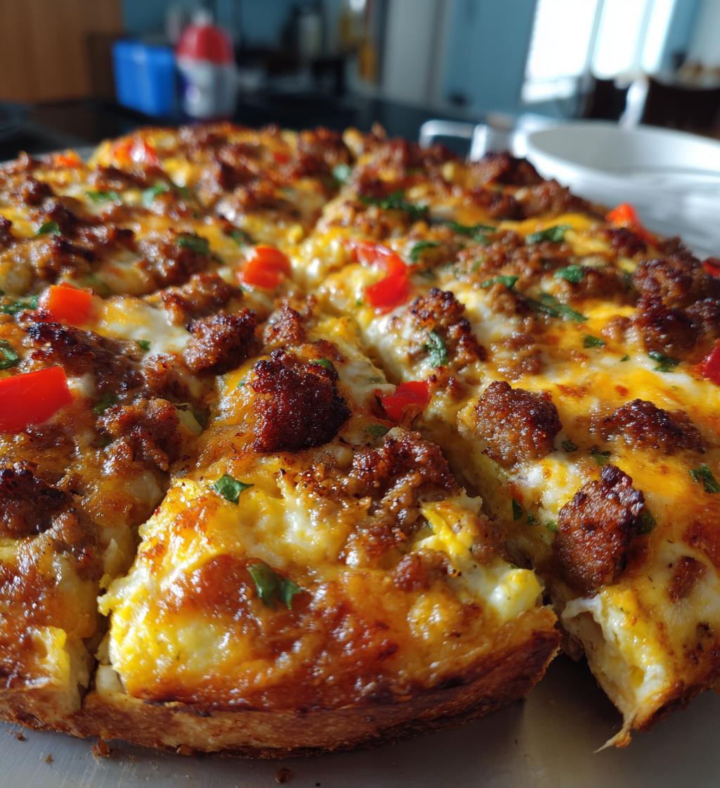 breakfast pizza