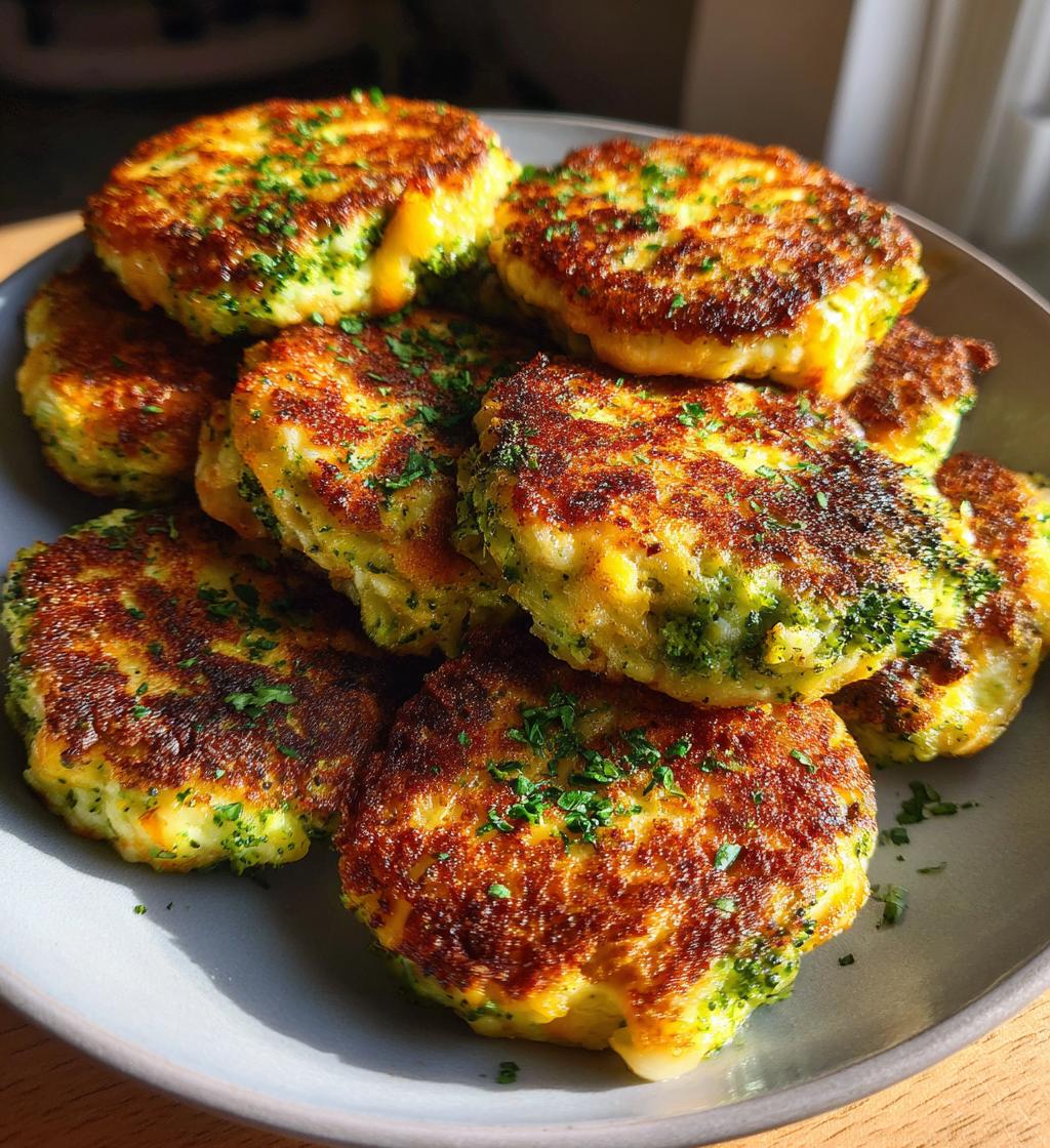 broccoli cheese patties