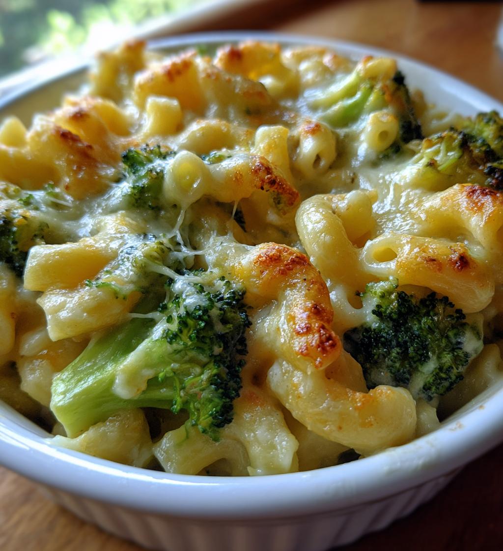 broccoli mac and cheese - detail 1