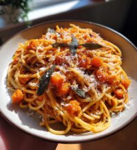 brown butter sage butternut squash pasta