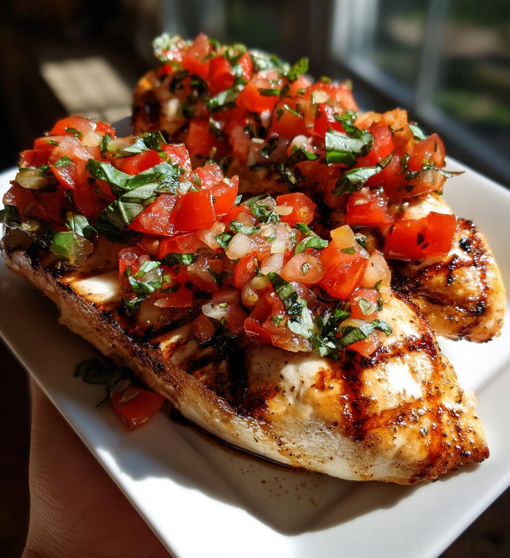 bruschetta chicken - detail 1