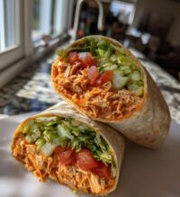 buffalo chicken salad wrap