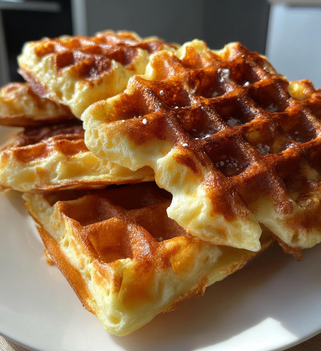 buttery belgian liege waffles - detail 1