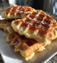 buttery belgian liege waffles