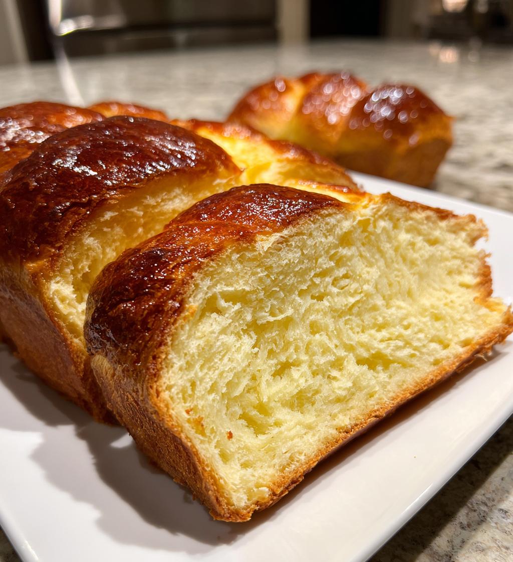 buttery brioche bread - detail 1