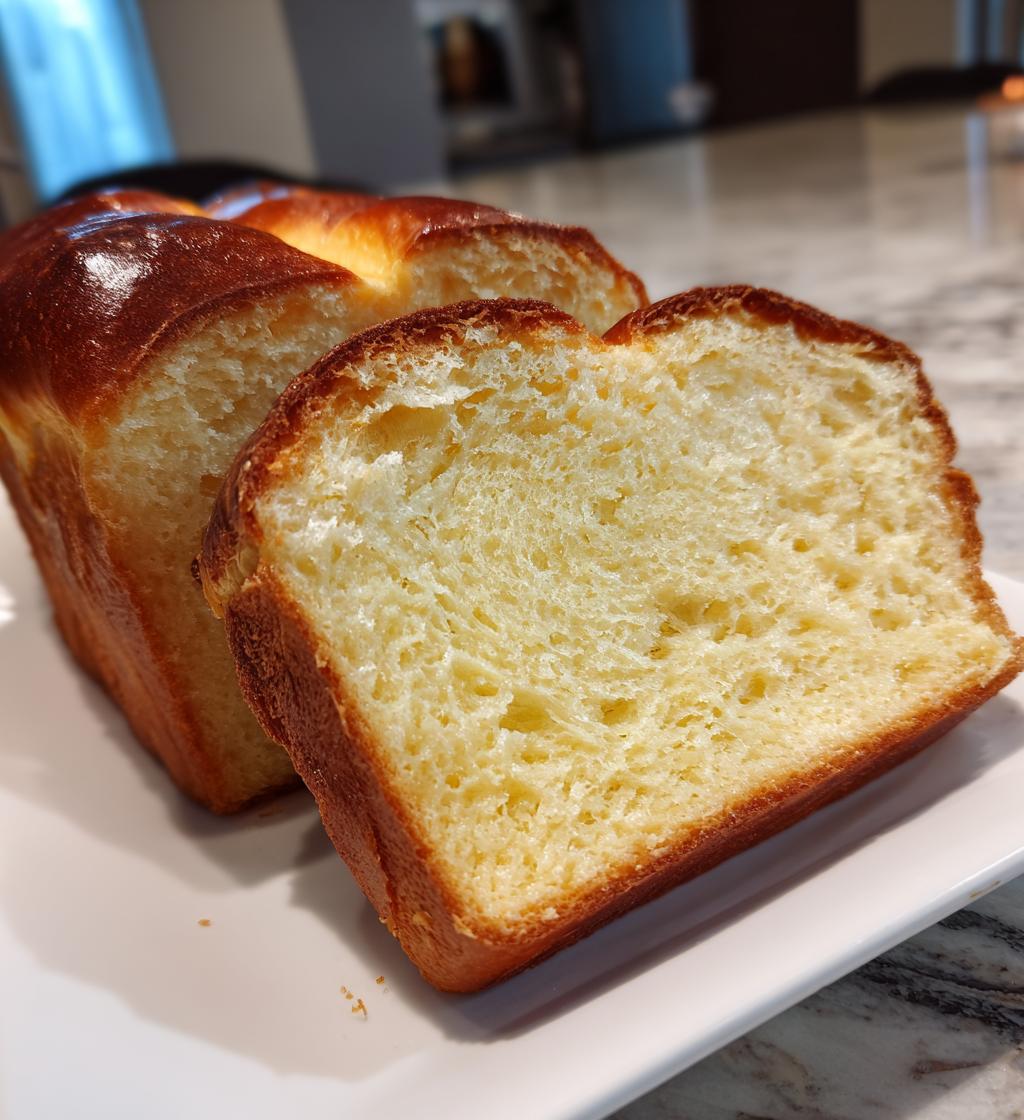 buttery brioche bread