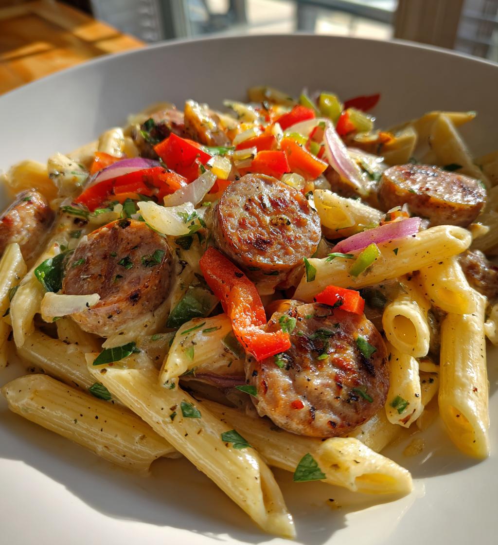 cajun sausage pasta
